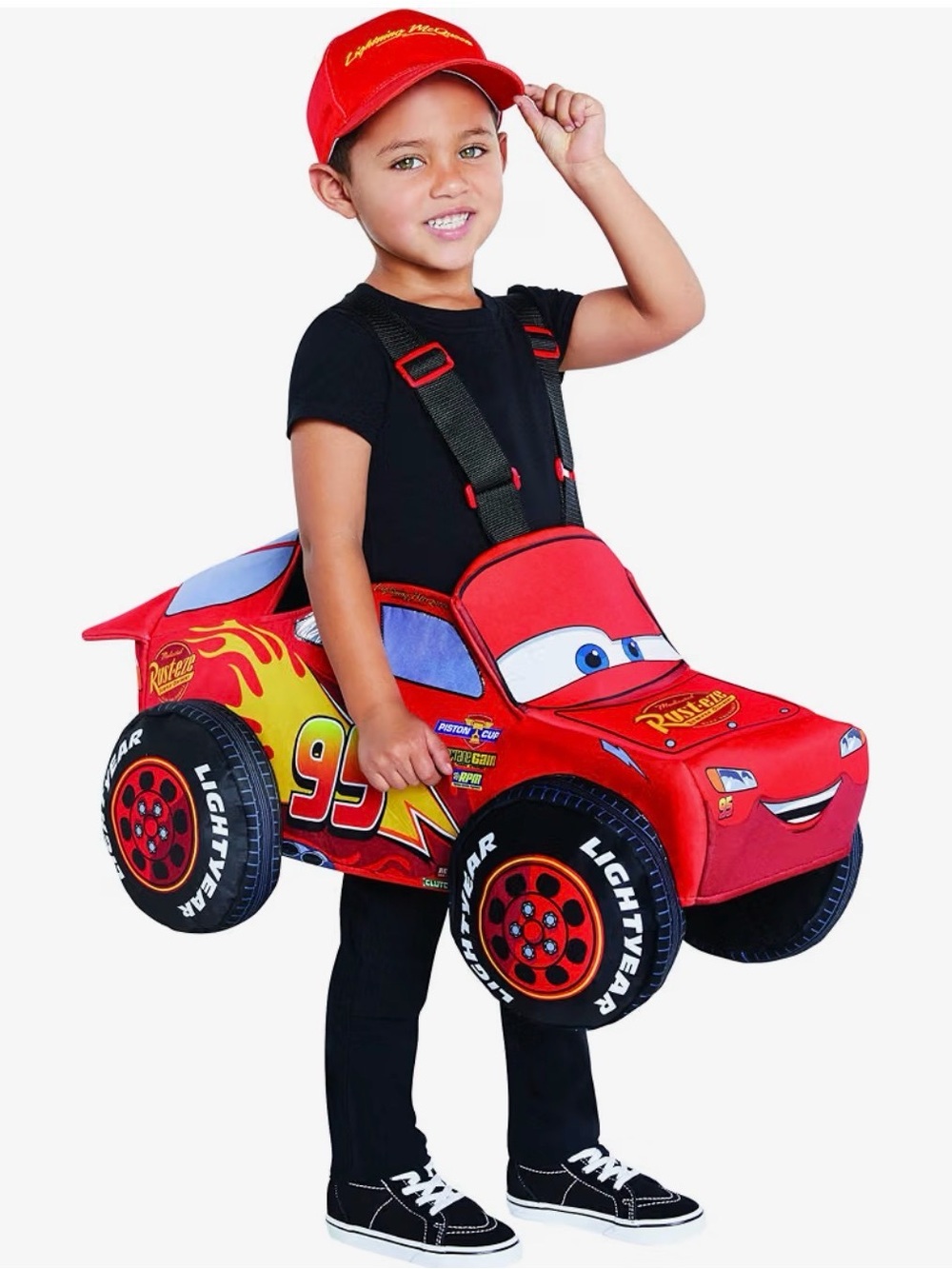 Spirit Halloween - Cars Lighting McQueen Ride Along Costume